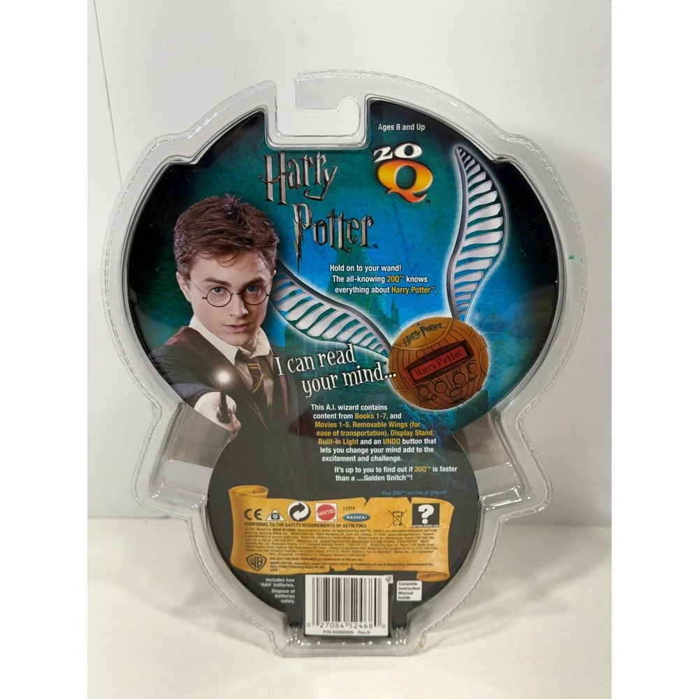 Radica Harry Potter 20Q Electronic Handheld Game Golden Snitch L7274 New 2007